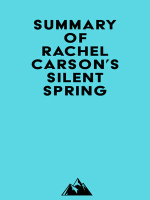 cover image of Summary of Rachel Carson's Silent Spring